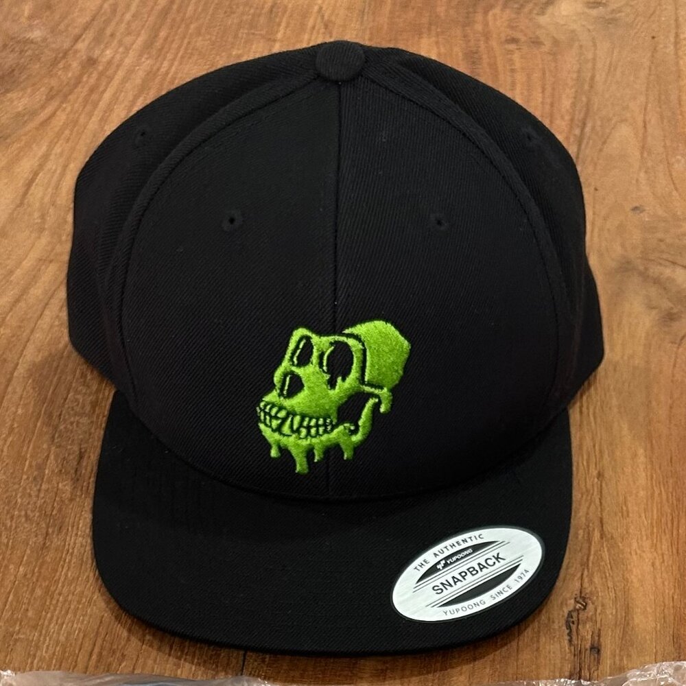 Mutant Ape Yacht Club MAYC Logo Skull Black Dad Hat